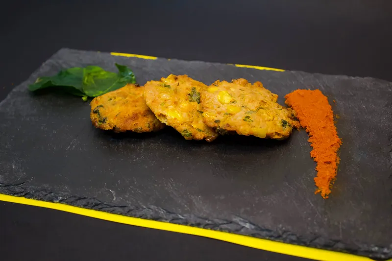 Galettes de poulet au curry rouge
